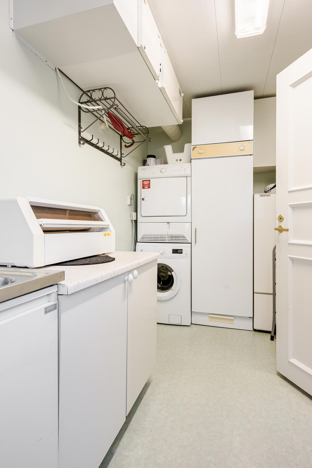 Tvättstuga med groventré.