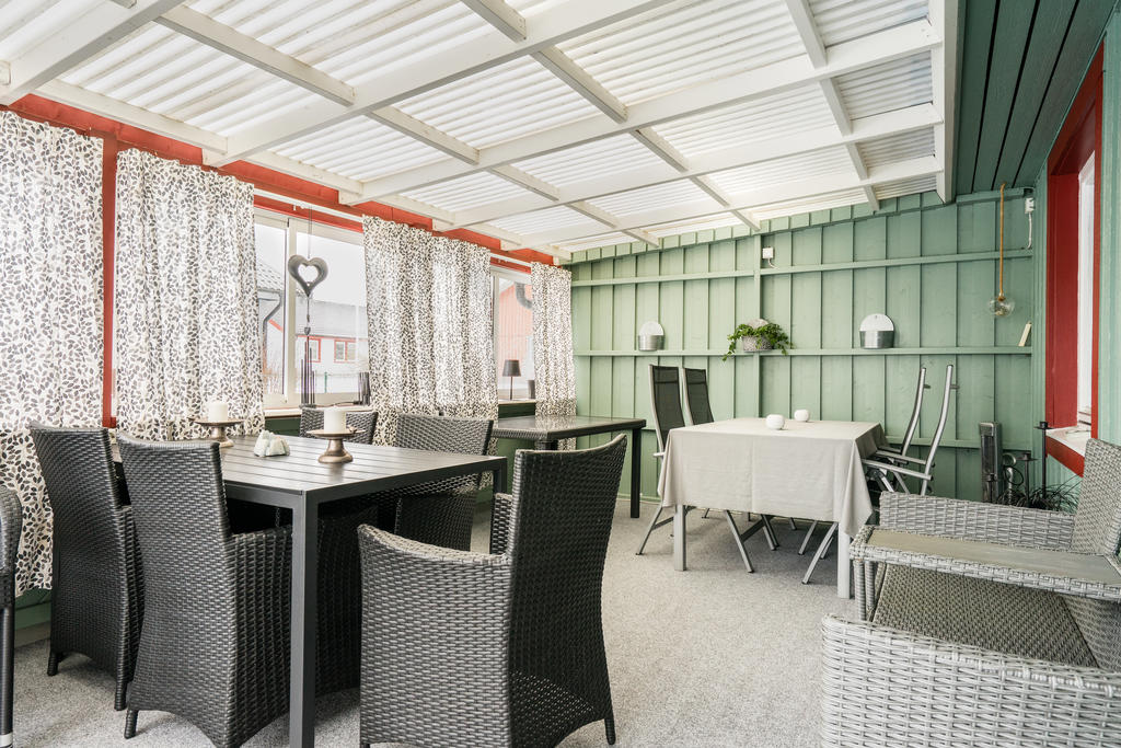 Trevligt uterum – en perfekt plats för umgänge med familj och vänner.