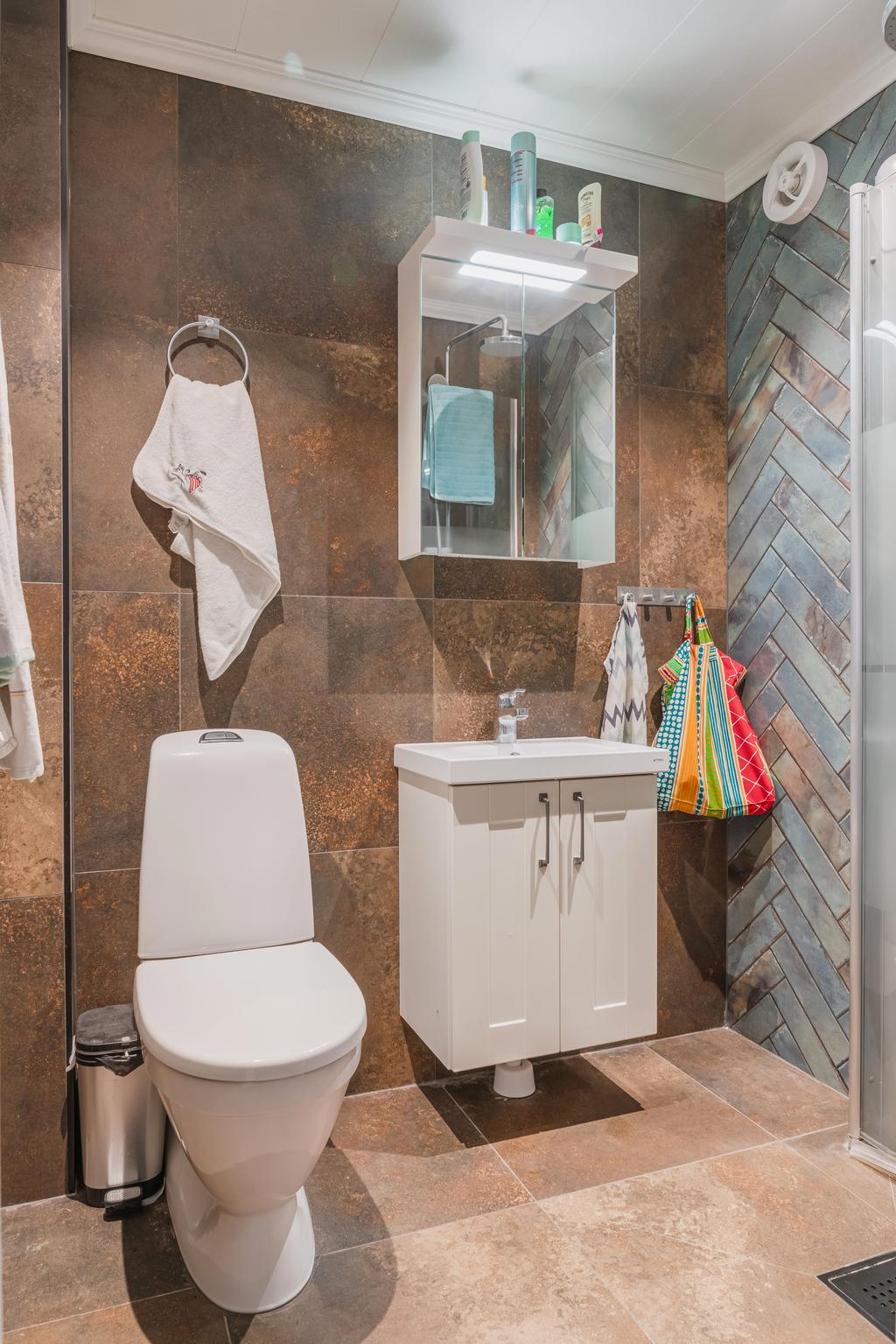 Wc/dusch i entréplan