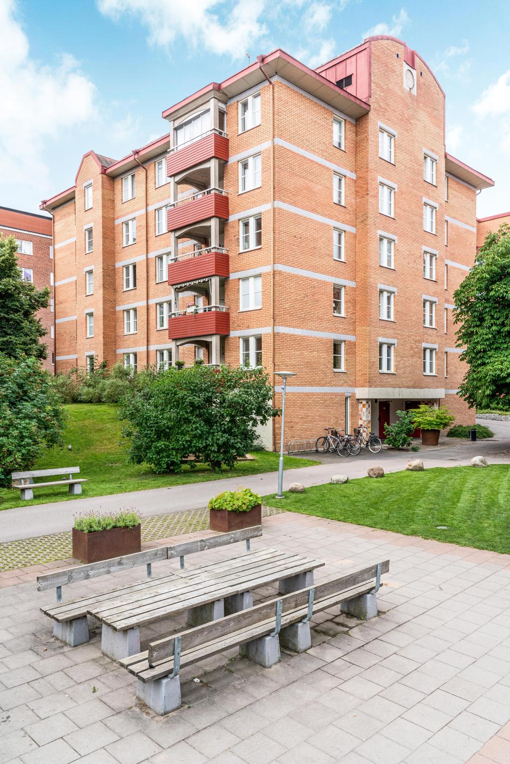 Trevlig innergård