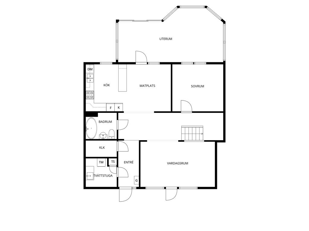 Planritning entréplan