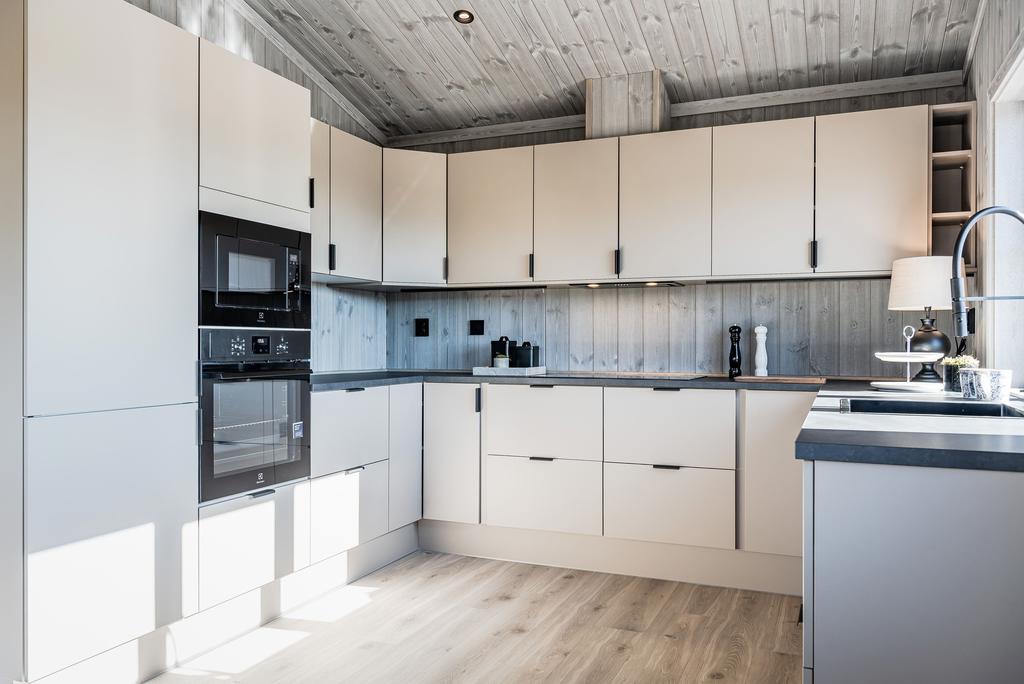 EXEMPELBILD färdig stuga Lykkebris - S. Observera att stugan på bilden kan vara extrautrustad