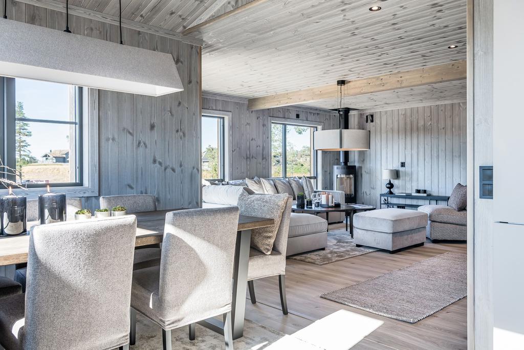 EXEMPELBILD färdig stuga Lykkebris - S. Observera att stugan på bilden kan vara extrautrustad