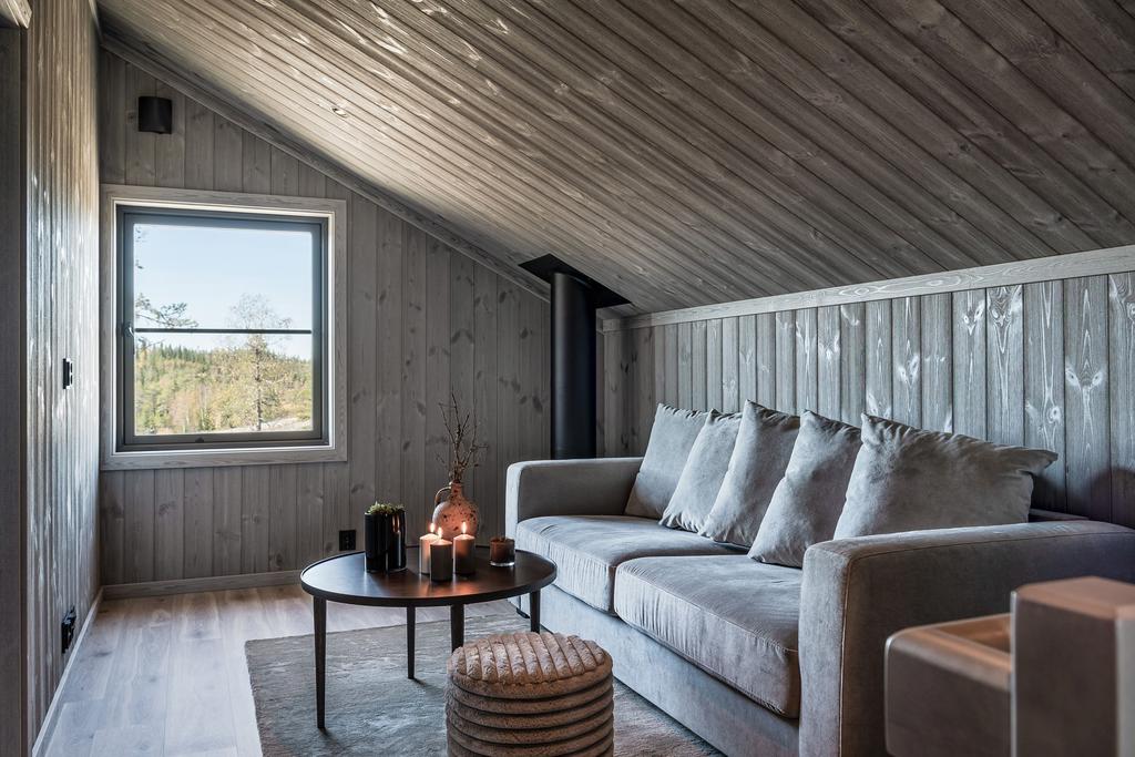 EXEMPELBILD färdig stuga Lykkebris - S. Observera att stugan på bilden kan vara extrautrustad