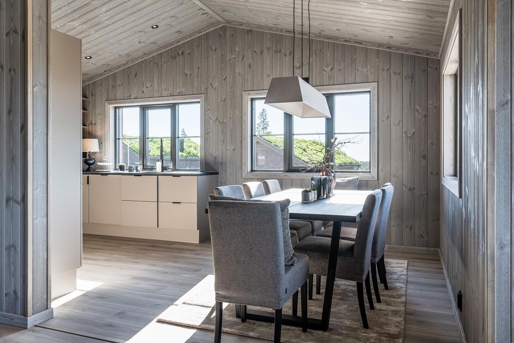 EXEMPELBILD färdig stuga Lykkebris - S. Observera att stugan på bilden kan vara extrautrustad