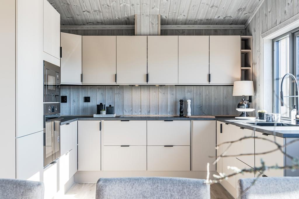 EXEMPELBILD färdig stuga Lykkebris - S. Observera att stugan på bilden kan vara extrautrustad