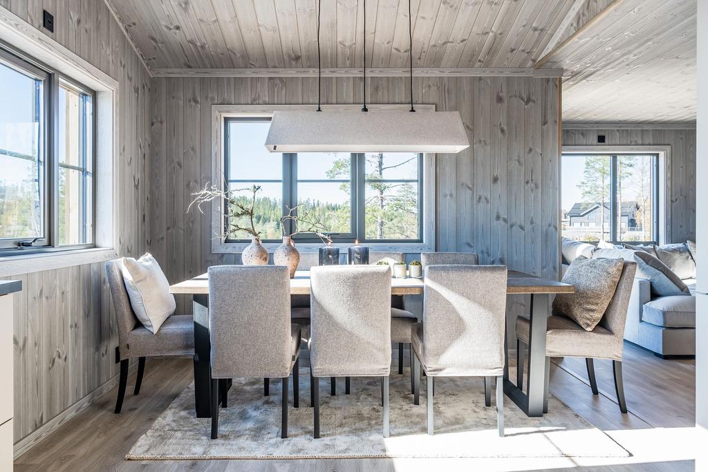 EXEMPELBILD färdig stuga Lykkebris - S. Observera att stugan på bilden kan vara extrautrustad