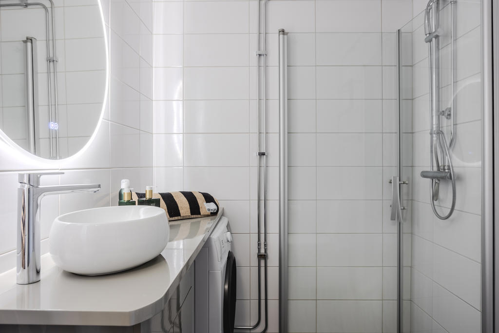 Smakfullt renoverat badrum