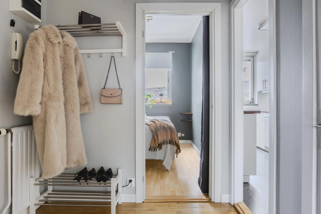 Välkomnande entréhall