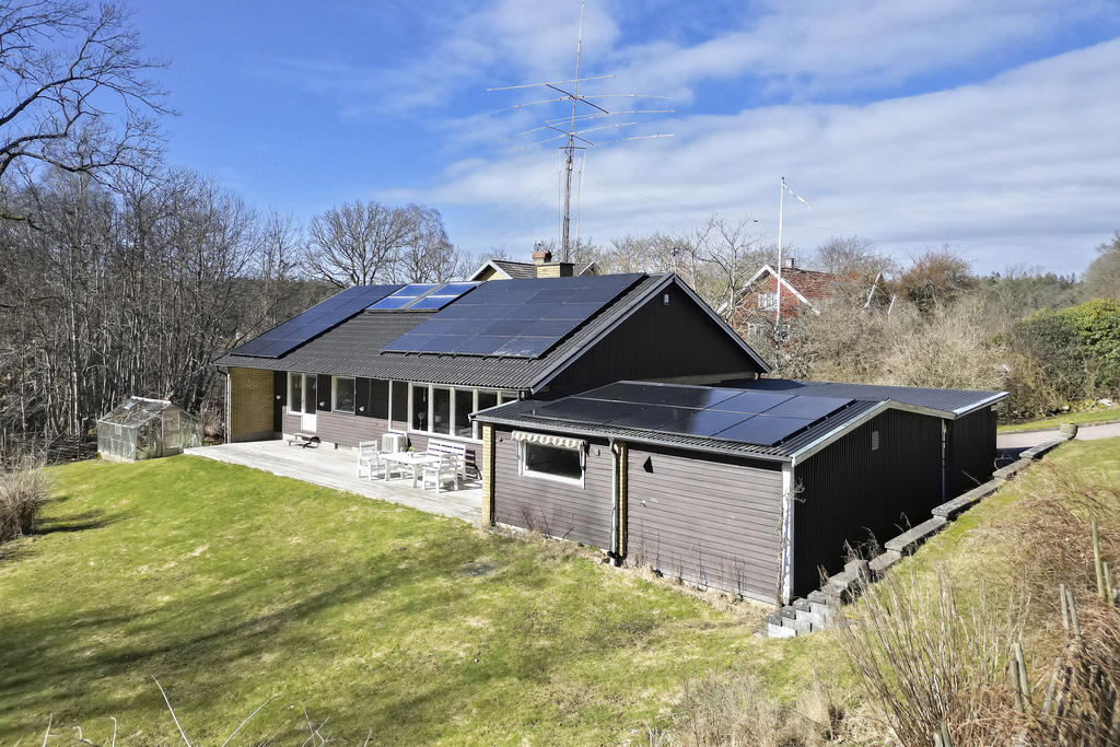 Solpaneler på taket