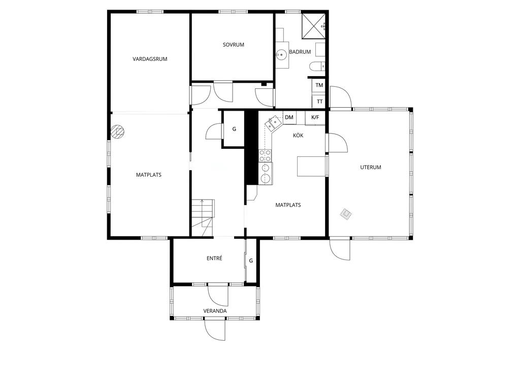 Planlösning entréplan