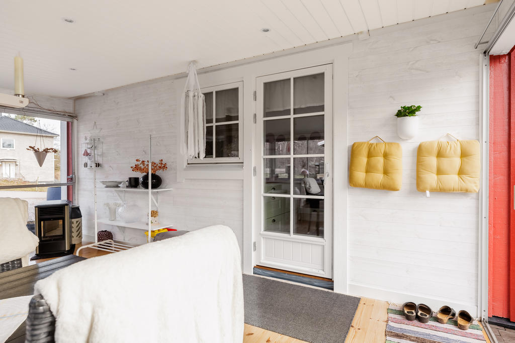 Stort inglasat uterum