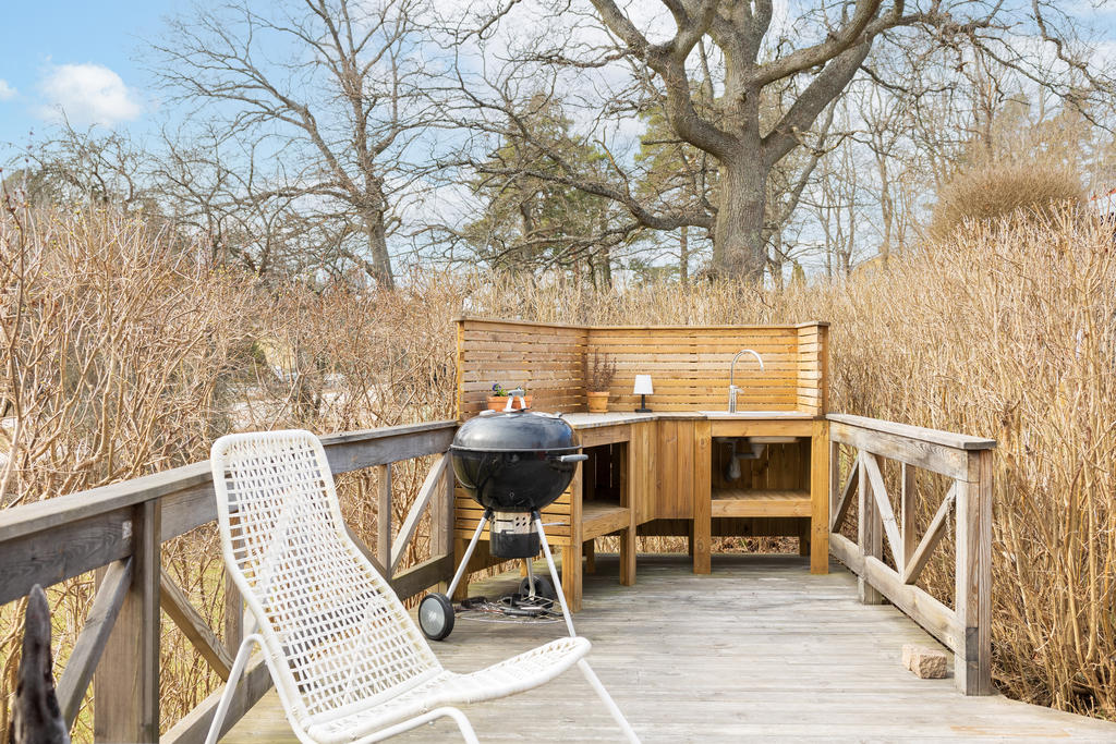 Utekök på altandäcket