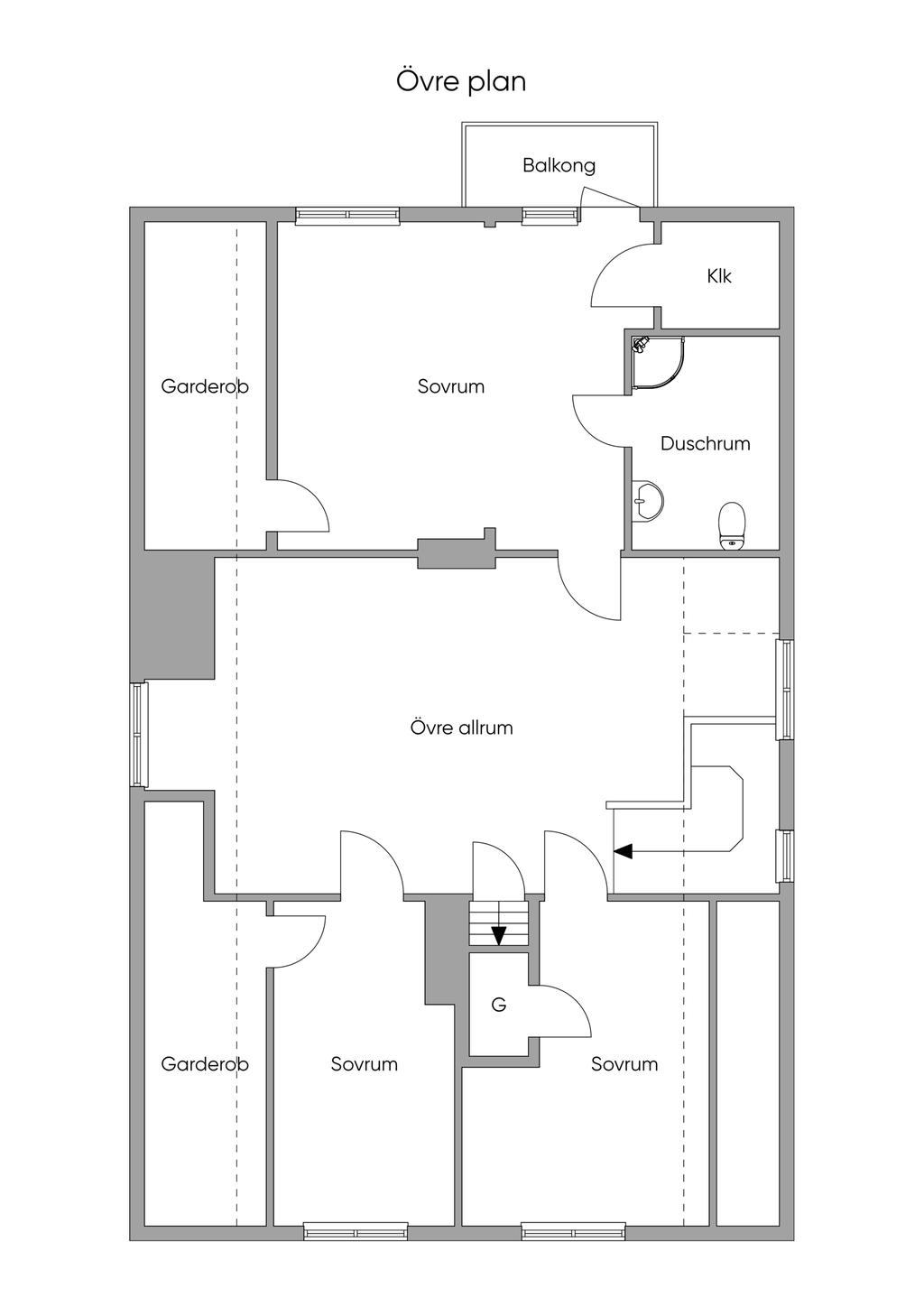 Övre plan