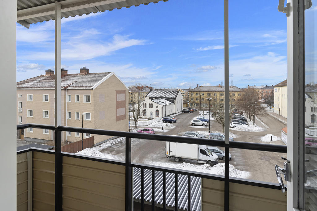 Utsikt från balkong i sydväst