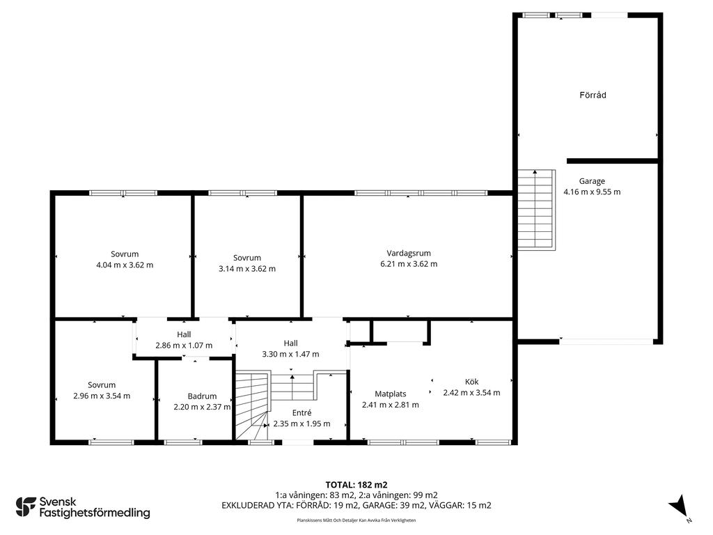 Entréplan (med mått) 
