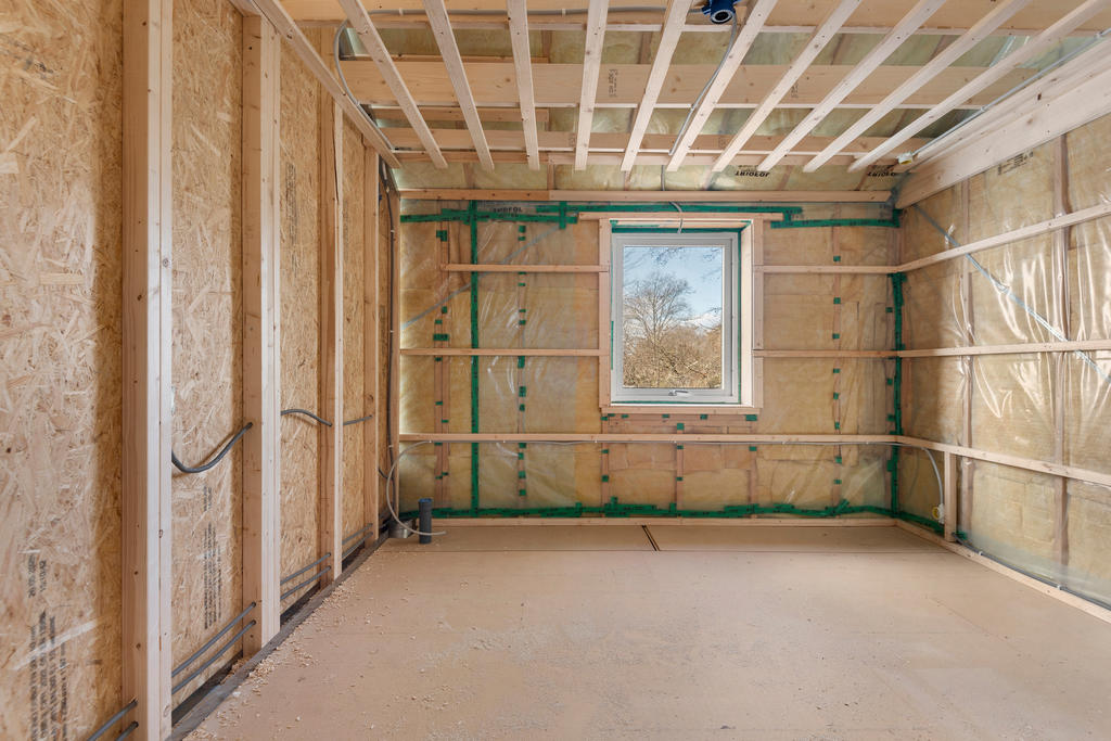 Möjlighet för sovrum. Övre plan