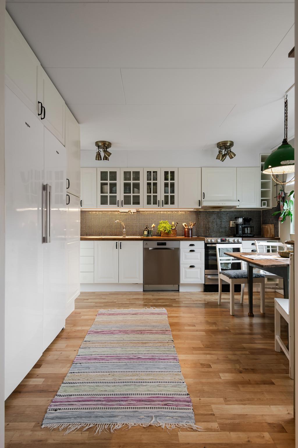 Köket är mycket trevligt