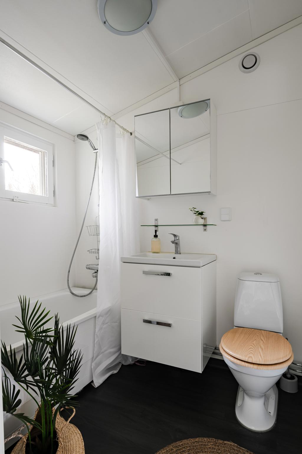 Badrummet på ovanvåningen