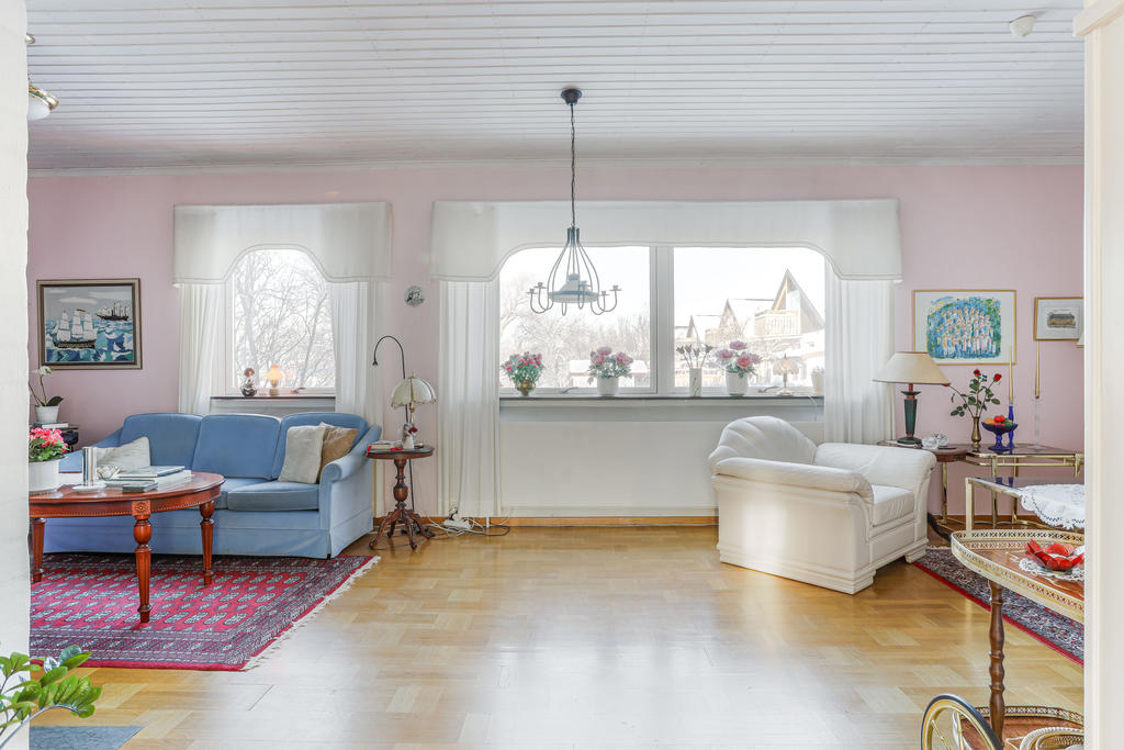 Vardagsrummet bottenvåningen