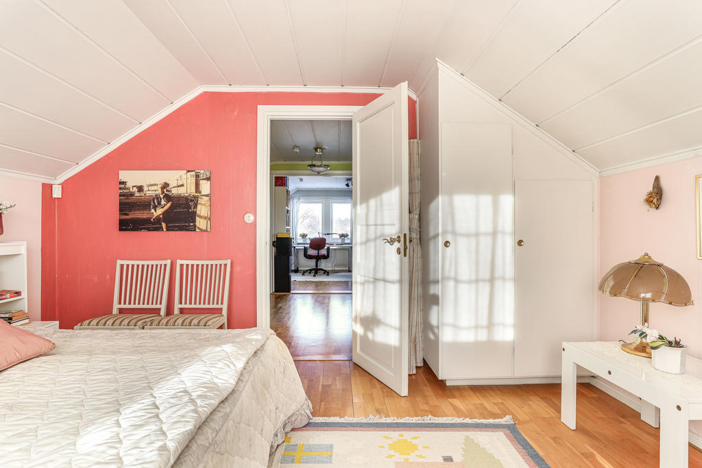 Sovrum övervåningen