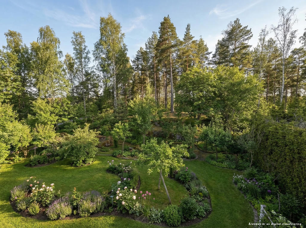 Årstiden är en digital visualisering