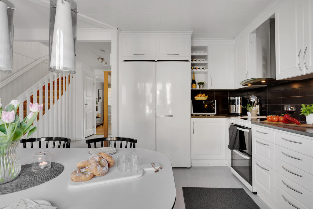 Genomgående smakfulla materialval 