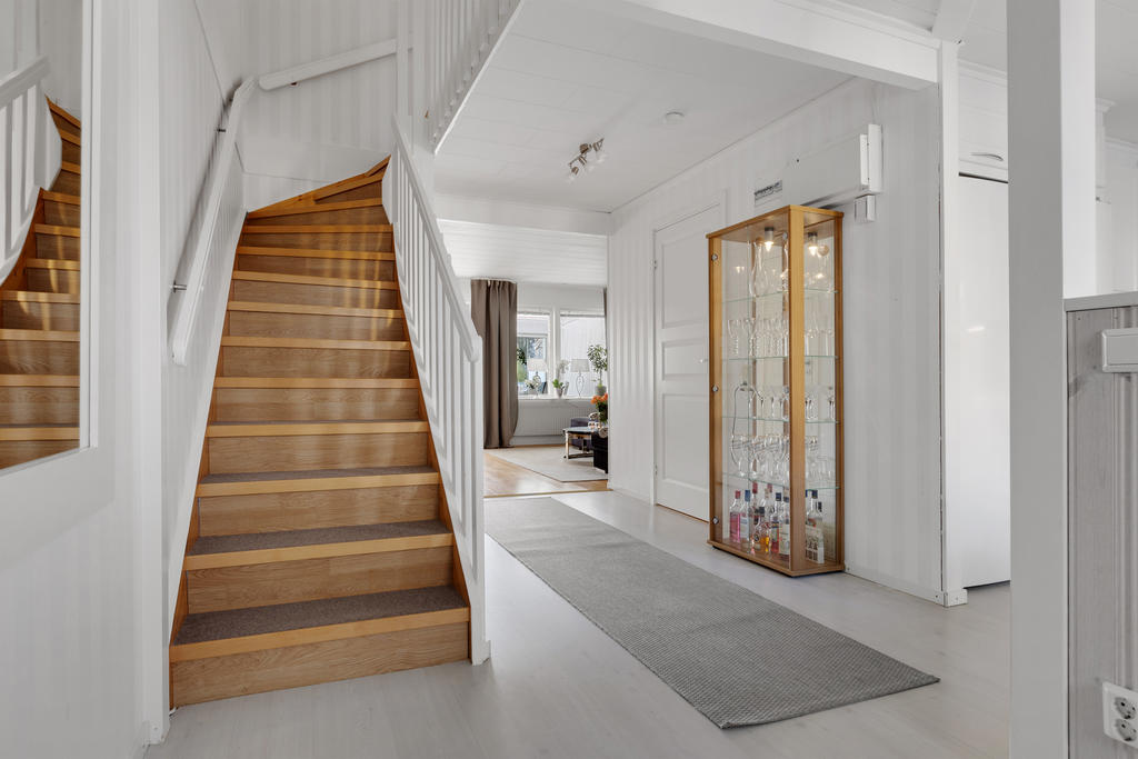 Trappa upp till övre plan