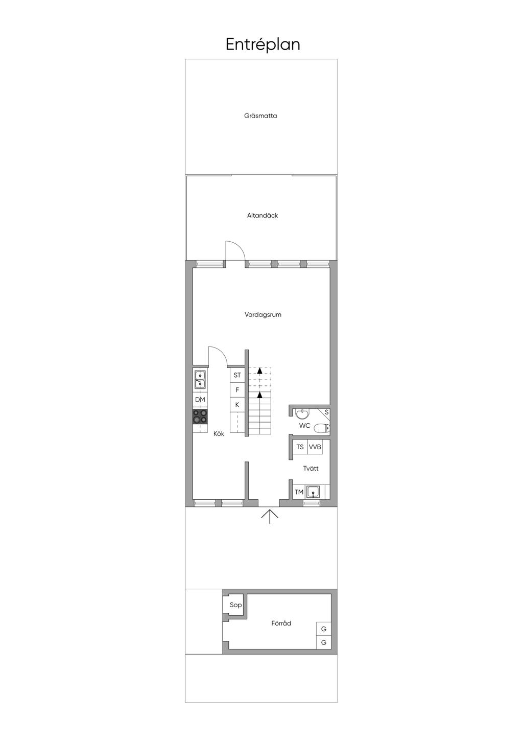 Planlösning entréplan