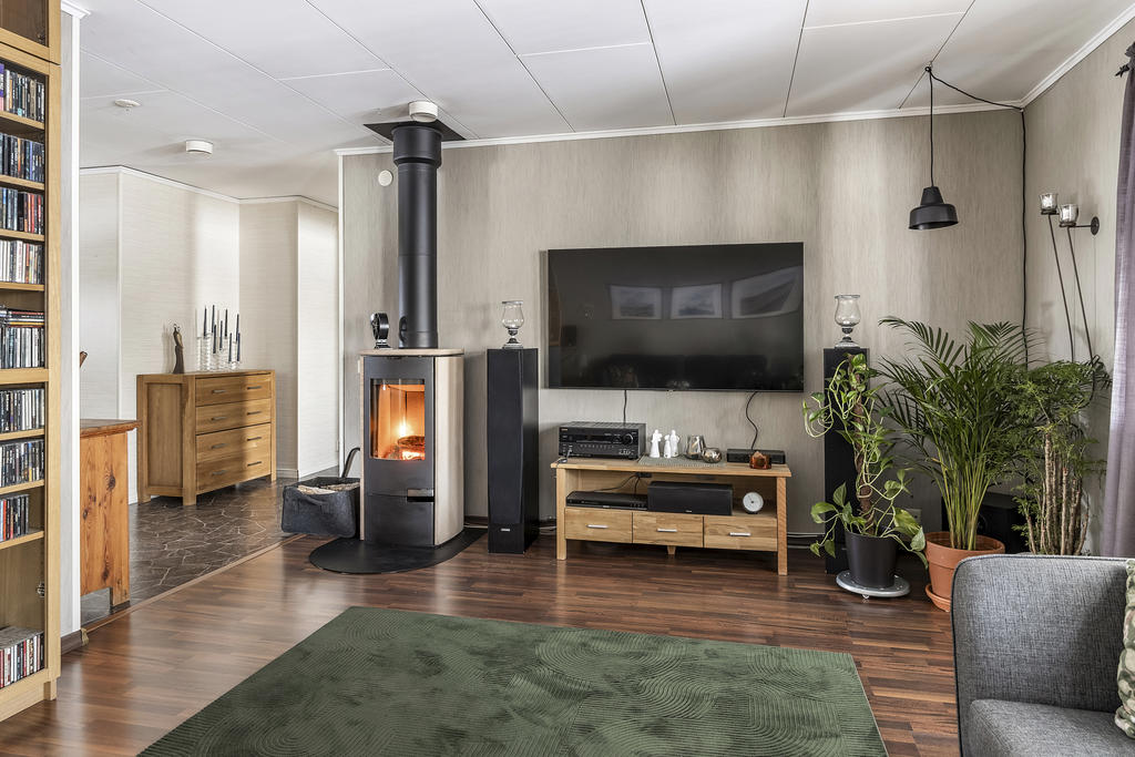 En kväll framför brasan