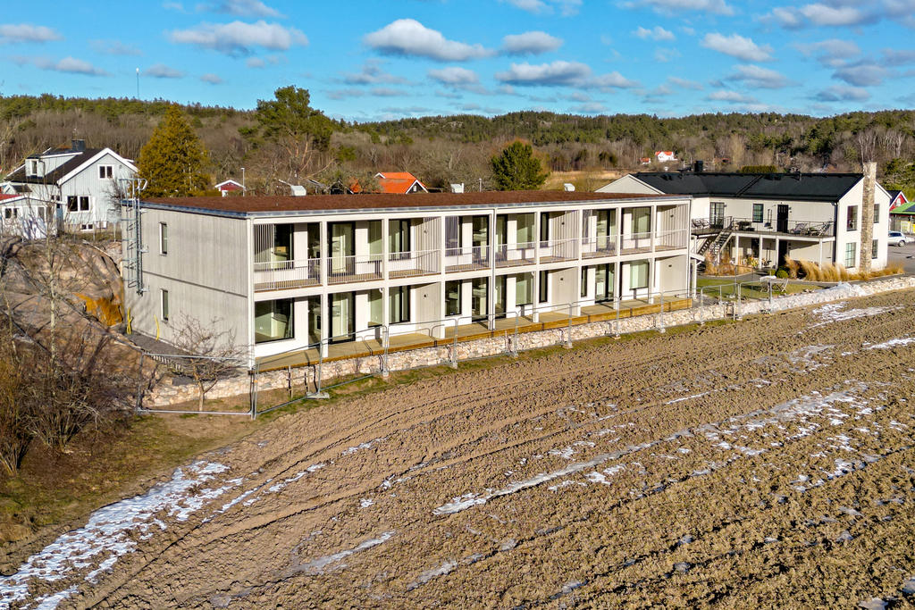 De två huskropparna i nära anslutning till varandra