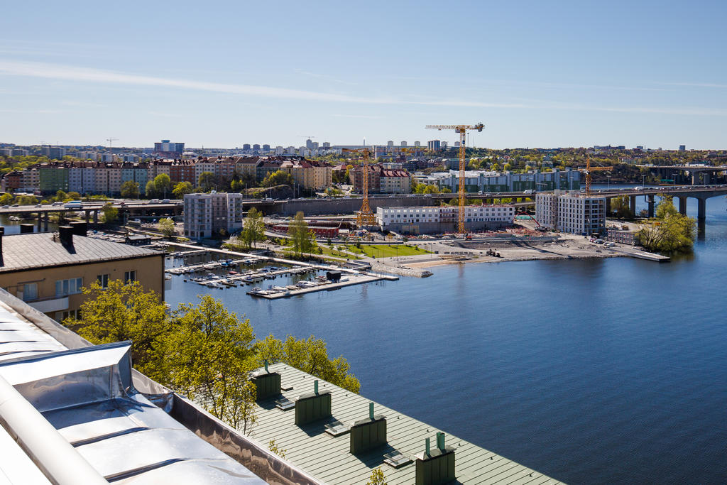 Föreningens gemensamma takterrass. 