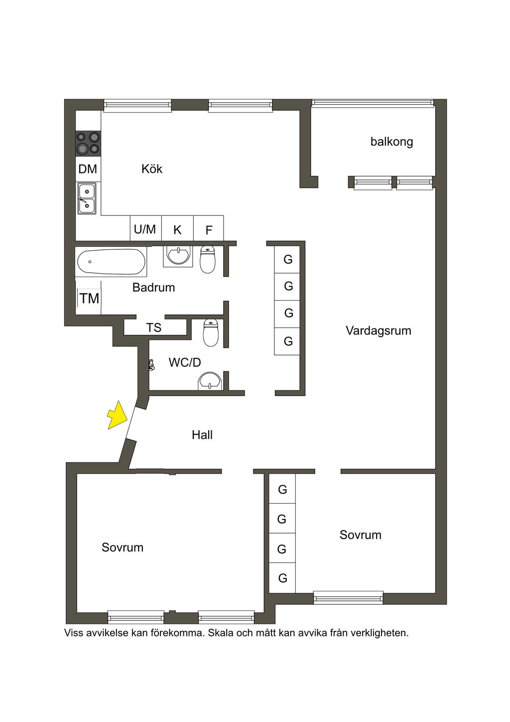 Alternativ planlösning