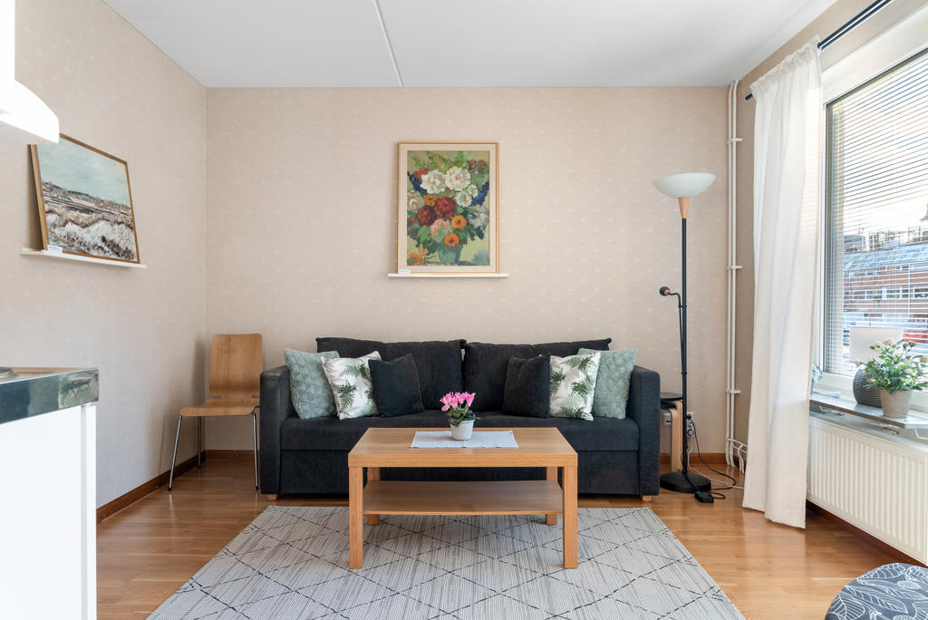 Gästlägenhet för medlemmarna att hyra för 300kr/natt för övernattande gäster