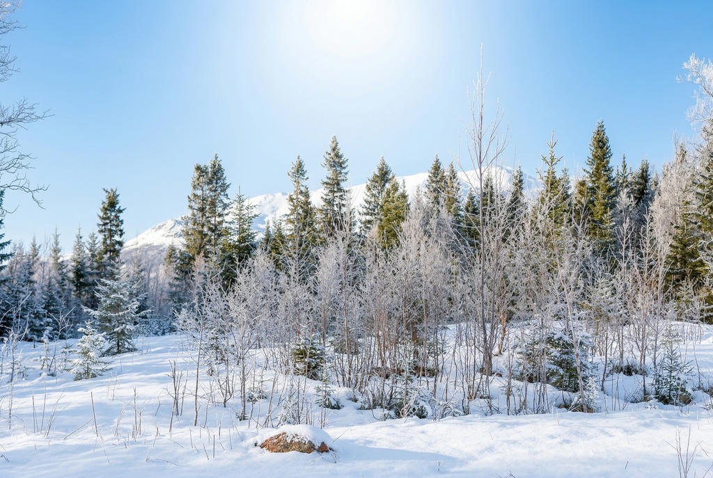Utsikten från husets nordvästliga sida. 