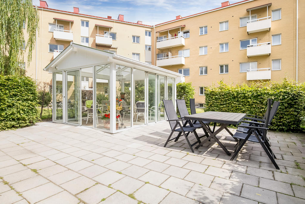 Föreningens inglasade uterum