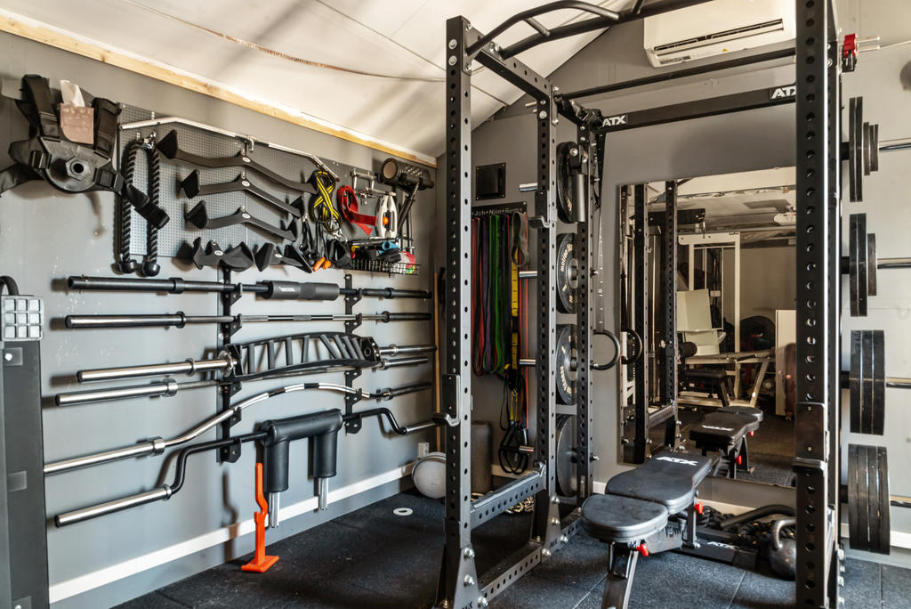 kanske ett gym i garaget....