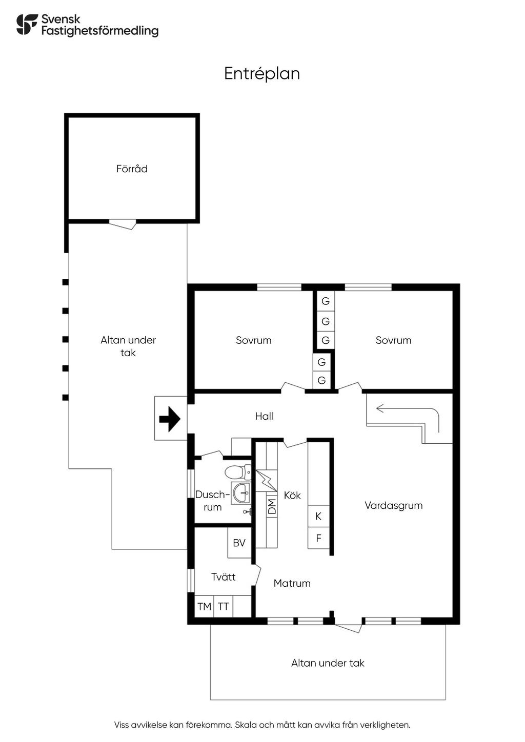 Planlösning - Entréplan