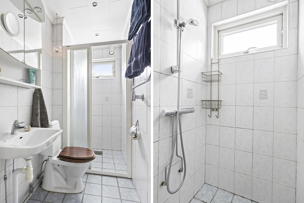 Duschrum, övre plan