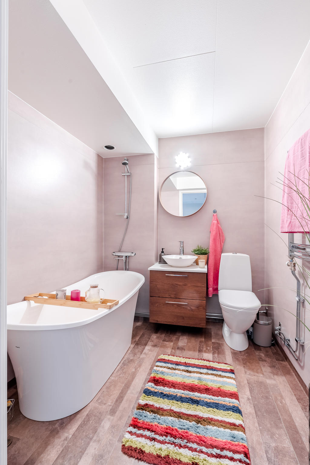 Badrum på det övre planet