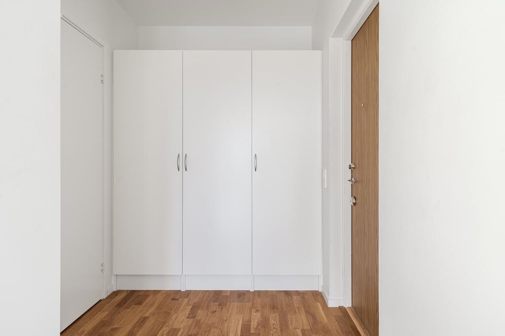 Garderobsförvaring i entréhall