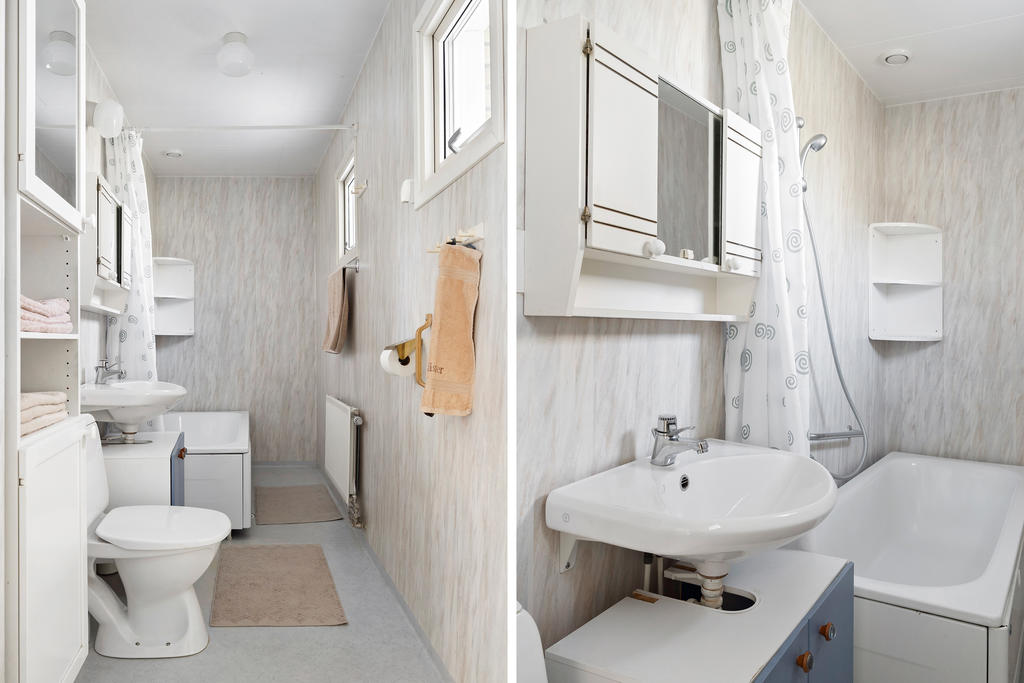 Badrum på ovanvåningen