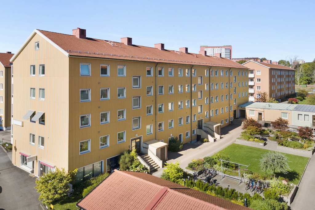 Brf Bratt, trivsam innergård