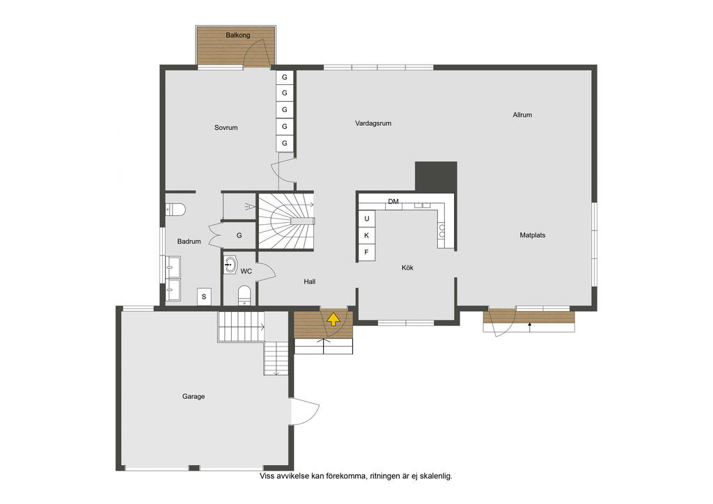 Planritning entréplan