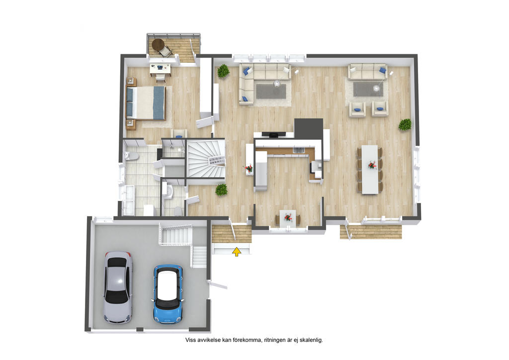 Planritning entréplan