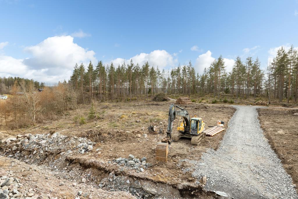 4st tomter för nybyggnation med A-hus