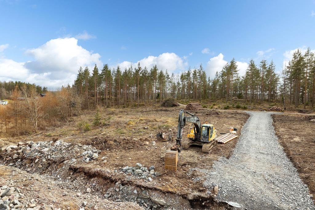 4st tomter för nybyggnation med A-hus