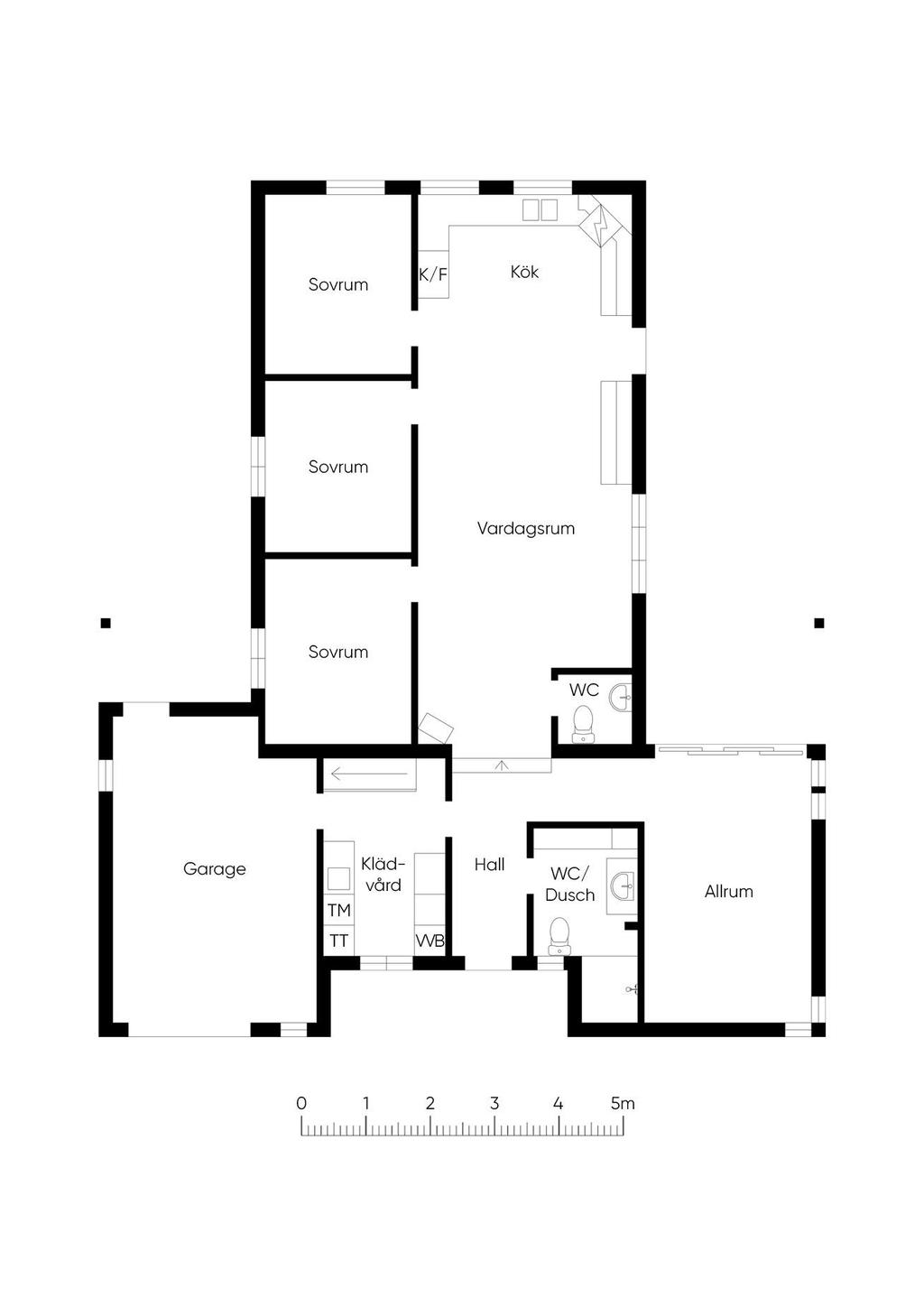 Planlösning, ev avvikelse kan förekomma.