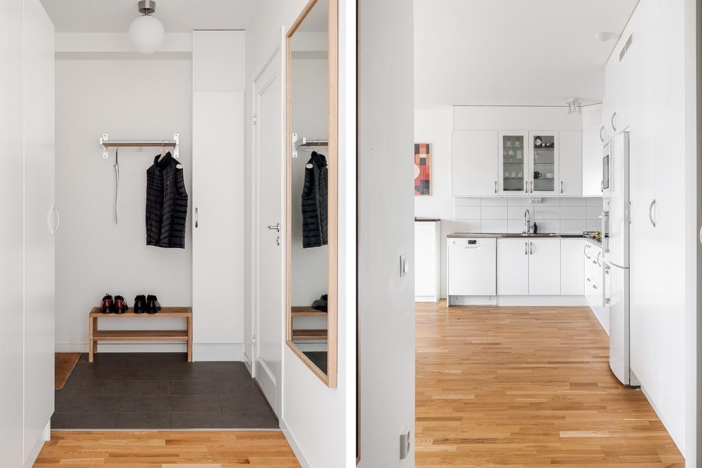 Hall med praktisk klinker