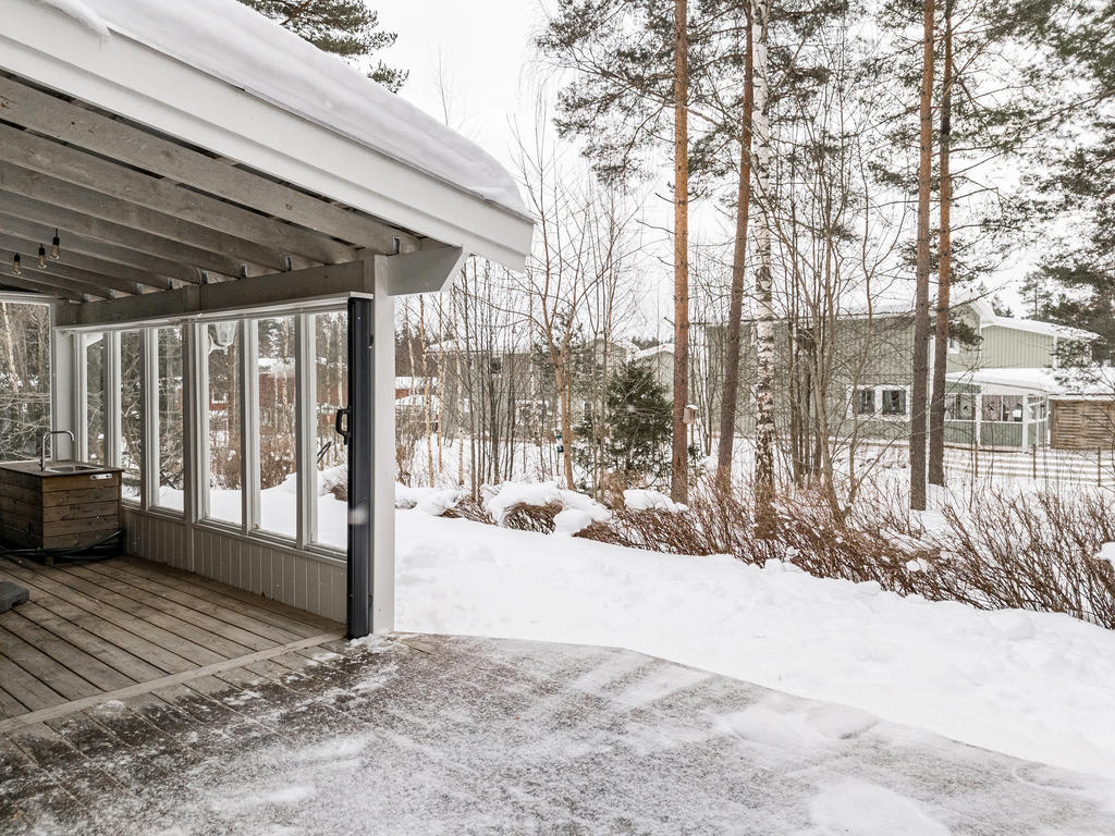 Delvis inglasad altan